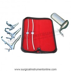 Hegar Uterine Dilator Set of 2 Pieces 3-4 5-6 , Collin Speculum,  Grave Speculum Large,Medium,Small